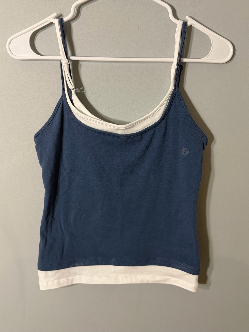 NWT American Eagle Blue Double-Layer Tank Top